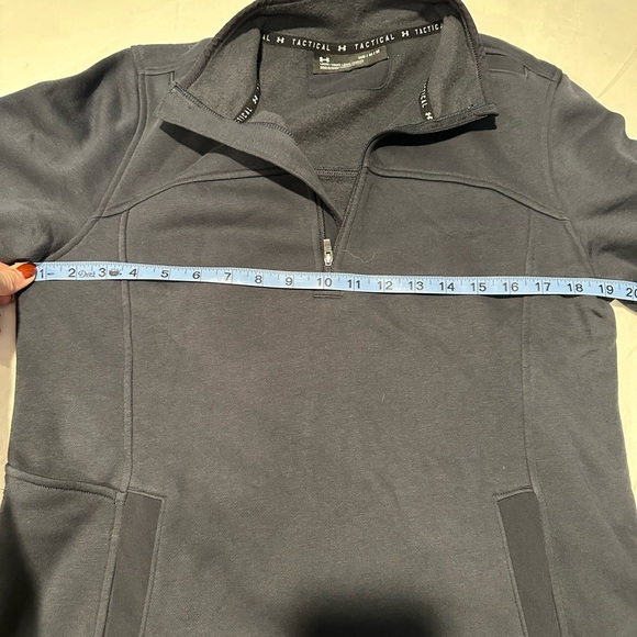 Under Armour Tactical 1/4 Zip Pullover Men’s Medium Black - Picture 6 of 7
